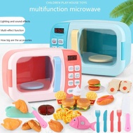 Kid's Kitchen Toys Simulation Microwave Oven Educational Toys Mini