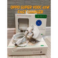 OPPO 65W SUPER VOOC 2.0 FAST CHARGER With TYPE-C USB DATA CABLE