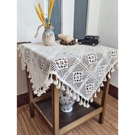 B. b. American Pastoral Retro Tablecloth Crochet Cover Towel Coffee Table Makeup Mirror Cover Cloth 