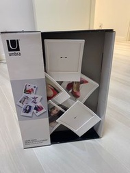 Umbra Snap Desk Multi Photo Frame Holds 5 Pictures White Polaroid Style NIB