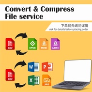 【Convert Service】Convert File / Ebook / Document Compress File Service 下单前先询问详情