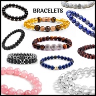 Cherry Quartz | Clear Quartz | Rose Quartz - Natural Beads Bracelet