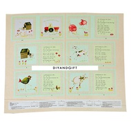 American Cotton Fabric Imported Genuine 1 Size 1 Yard (Code EIEIO-04)