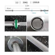 Olympic Barbell Professional Bodybuilding Barbell 2.2m - 1500lbs