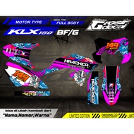Decal Sticker KLX BF 150 / KLX 150 BF Supermoto Full Body Decal Sticker KLX 150 BF Supermoto