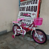 sepeda anak mini 16 jieyang pink