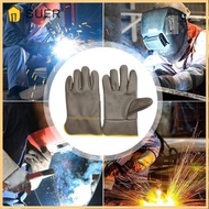 SUER Welding Gloves, Cowhide Short Labor Gloves,  Thick Wear Resistant Security Protection Safety Gl