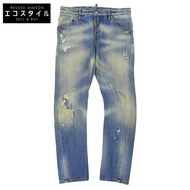 Dsquared2 男士做舊牛仔褲，藍色，46碼，S71LA0410（二手）