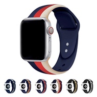 Sport band for i Watch series strap 4/3/2/1 Bracelet strap for i Watch 38mm/40mm/42mm/44mm Soft Sili