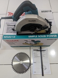MAKITA MAKTEC MESIN POTONG KAYU 7 INCH M5801B pengganti MT583 CIRCULAR SAW GERGAJI LISTRIK GERGAJI E