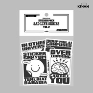 Sad Life Series Vol. 2 (Version MONOKROM) - Sticker Pack | SP - 075