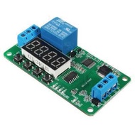 Dual Channel 12V Digital Tube DPDT Dual Throw Multi-Function Delay Relay Timer Switch