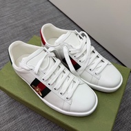 99新 古馳/Gucci蜜蜂款板鞋 34碼 附件：盒