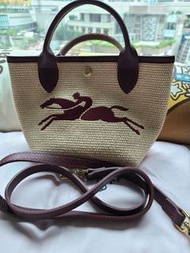 Longchamp限量版手挽斜揹兩用袋