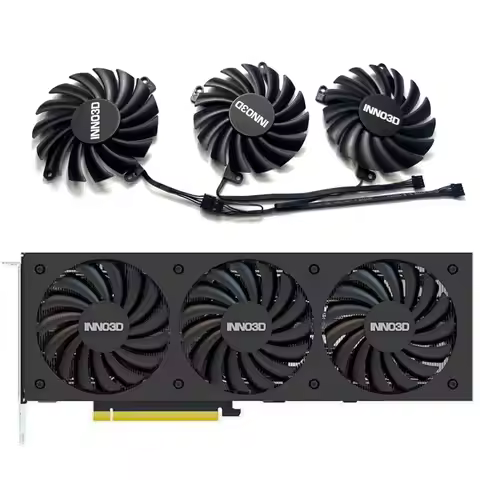 NEW 4PIN CF-12910S RTX 3070 TI X3 GPU Fan，For INN03D GeForce RTX 3070 TI、RTX 3080、RTX 3080 TI X3 OC 