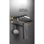Towel Rack DY-W01-02 Stainless Black Gold Local brand