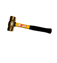 ฆ้อนทองเหลืองด้ามไฟเบอร์ รุ่น ZH0060 4 ปอนด์