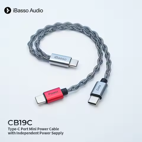 iBasso CB19C USB-C Cable Dongle Separate Power Cable TYPE C TO C Support Cayin HIBY FIIO TANCHJIM MO