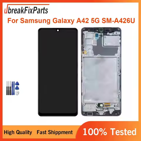 For Samsung Galaxy A42 5G LCD Display Touch Screen Digitizer Replacement A426 A426U Compatible with 