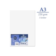 Canson Montval Watercolor Drawing Paper A3 220gsm - Canson A3 Watercolor Drawing Paper 220 gr