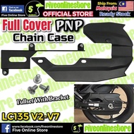 Y15 Y16 LC135 Chain Cover Peti Rantai 100% ORIGINAL Yamaha Vietnam + Bracket PNP Honda RS140 RSX
