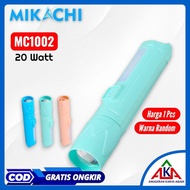 Lampu Senter Tangan Zoomable MIKACHI MC1001 / MC1002 10W / 20W LED Baterai Rechargeable Emergency Da
