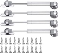 30N/6.8 lb Hydraulic Support Cabinet Hinge, Lift Support, Soft Close Lid Supports &amp; Buffer Telescopic Cabinet Door Glue Head Gas Spring Supports 6 inch Length (4 Pack)