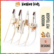 [CLEARANCE] Cat Teaser Stick Cat Interactive Toy Cat Toy Teaser Cats Teaser Feather Stick Toy