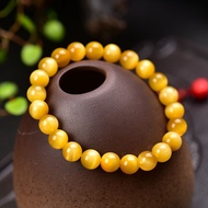 【Natural Crystals】7A Grade Natural Golden Tiger eye Round Beads Bracelet
