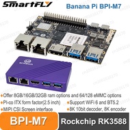 Hot Banana Pi BPI-M7 RockChip RK3588 PI-Co ITX Development Board ArmSom Sige7 GPU 5 Channel 4K UITwo