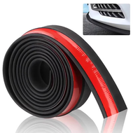 2.5m Universal Front Bumper Spoiler Lips Car Bumper Lip Protection Stickers Car Front Bumper Lip Rub