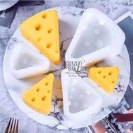Triangle Cheese Silicone Mold Round Cheese Mini 4 Cavity Cheese Box Free Shipping