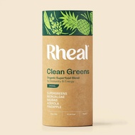Rheal Clean Greens | Energy & Immunity Support | Daily Greens Powder | Superfood Greens | 30 Serving