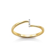 Jewellista แหวนทองแท้ 9K เพชรแท้ รุ่น Alissa