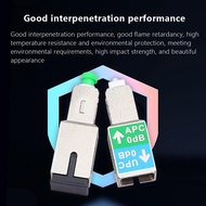 [OriginalGrass] 1Pc APC Male To UPC Female Optical Fiber Adapter 0dB Attenuator 1200NM 1600NM Mutual