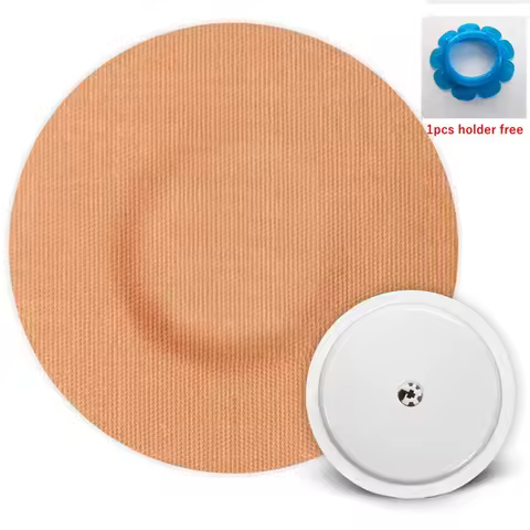 25 PCS Adhesive Patch CGM for Dexcom G6 and Freestyle Libre Waterproof Adhesive Patches Pre Cut Back