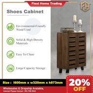 flexihome Shoes Cabinet 4ft/6ft Amari Kasut 4ft/6ftWood Cabinet