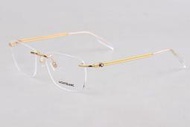 ［Project嚴選］「Montblanc萬寶龍」 MB0169O 時尚簡約商務無邊框架/經典款/男士男生光學眼鏡