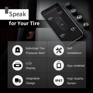 ◊【GLOBAL】 70mai TPMS Lite Tire Pressure Monitoring System Midrive T02 USB Solar Charging - App Control