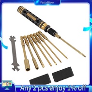 9 in 1 RC Tool Kit, RC Car Tool Kit RC Hex Driver Screwdriver Set for RC Car Hobby Tools