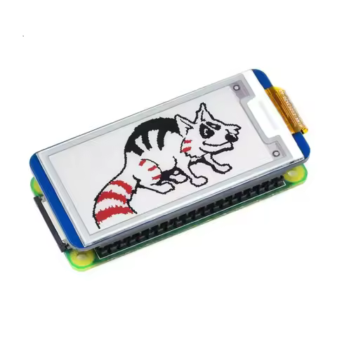 2.13" 3-Color Eink E Paper E-ink Screen Display HAT Kit for RPI Raspberry Pi 0 Zero 2 W 0W 2W 3B 4 M