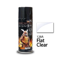 SAMURAI SPRAY PAINT  FLAT CLEAR 128A STANDARD COLORS 400ML