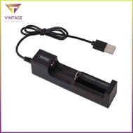 [V.S]Lithium Battery USB Charger Glare Flashlight Accessories 18650 Charger [M/2]