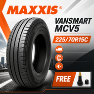 ยางรถยนต์ ขนาด 225/70R15C รุ่น MCV5 ยี่ห้อ MAXXIS แถมฟรีจุ๊บลมยาง