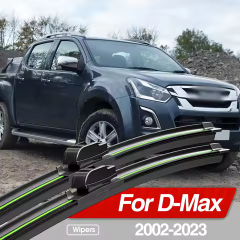 For Isuzu D-Max 2002-2023 Front Windshield Wiper Blades 2pcs Windscreen Window Accessories 2003 2007