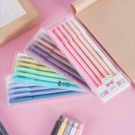 6 IN 1 Gradient Color Gel Pen 1 Set of 6Pcs 0.5mm Pastel Color Gel Pen Aesthetic Gel Pen