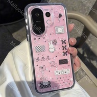 เคส Vivo X200 FE เคส โทรศัพท์รูปการ์ตูนเคสแบบนิ่มภาพประกอบกระต่าย Miffy ทนต่อการตกกระแทก