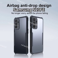 Phone Case for compatible with Samsung Galaxy S23FE S23 FE S 23 FE  Acrylic Silicone Shockproof Casi