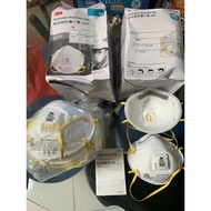 Respirator Mask N95 NIOSH 8210V 8210 Valve Headloop Contents 5 Pcs | Box 10 Pcs ORIGINAL NEW