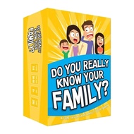 Do You Really Know Your Family Fun Trivia Game Family Card Board Games A Fun Family Game Night